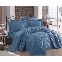 Покривало з наволочками Ezgi Blue 240 x 260 см Gardines pbe0051061