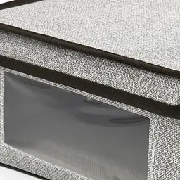 Короб для зберігання Handy Home з кришкою 30x28x15 см сірий (ESH07) - мініатюра 2