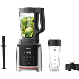 Блендер стаціонарний Tefal InfinyMix+ 1600 Вт чаша 1750 мл стакан 600 мл сріблясто-чорний (BL91HD31) - мініатюра 4