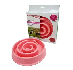 Миска для повільного годування Happy Hunter Snail, Рожевий - мініатюра 4