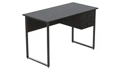 Комп'ютерний стіл Таккота 75x140x60 чорний ДСП Сосна Кембра 16мм FRD-101930 - мініатюра 3