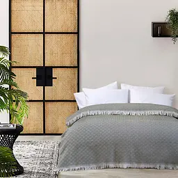 Покривало Lotus Home - Roina khaki хакі 220x240 - мініатюра 2