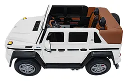 Дитячий електромобіль Mercedes Benz Maybach G650, з регулюванням сидінь, білий - мініатюра 5