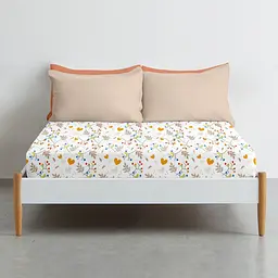 Простирадло Cosas на резинці 90х200 bush orange, помаранчевий (BushOrange_90x200x20) - мініатюра 3
