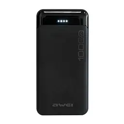 Powerbank для телефону повербанк чорний 10000mAh Awei P37K та USB ліхтарик для ноутбука 1.2W - мініатюра 7