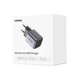 Зарядний пристрій Ugreen 20W USB C PD Nexode mini Charger CD318 (90664) - мініатюра 2