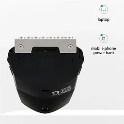 Машинка для стрижки водонепроникна VGR V-910 700 mAh (9 насадок) - мініатюра 3