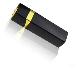 Вібратор для клітора "Секретна помада" 10 режимів USB 9,5 см Чорний K0927-2