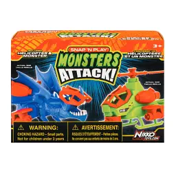 Ігровий набір Road Rippers Snap'n Play Helicopter and monster (20302) - мініатюра 3