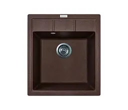 Кухонна мийка Adamant BRICK mokko 460x515x200 мм, без крила 46 см