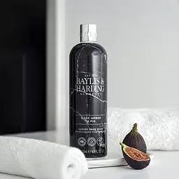 Гель для душу Baylis & Harding Elements Dark Amber & Fig 500 мл - мініатюра 2