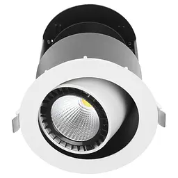 Світильник LED стельовий Brille LED-57/30W CW WH COB врізний (32-254) - мініатюра 2