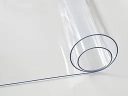 М'яке скло Прозора силіконова скатертина на стіл Soft Glass 1.0х2.0м (товщина 1.5мм) - мініатюра 4