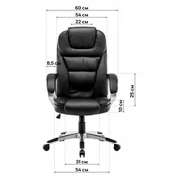 Офісне крісло GT Racer (X-2852 Classic Fabric Black) - мініатюра 3