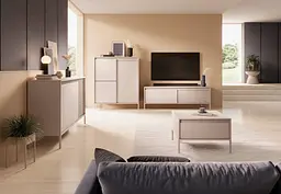 Комод високий Perfect Home Сенсо / Senso 3-дверний 3D Беж (PFH-091106) - мініатюра 7