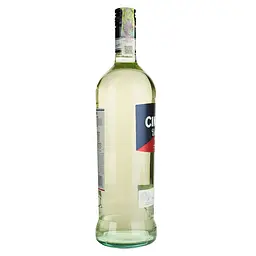 Вермут Cinzano Bianco, білий, солодкий, 15%, 1 л (10432) - мініатюра 4