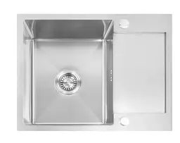 Кухонна мийка Rea Paul 600x480 мм nickel brushed ZLE-06009 - мініатюра 5