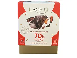 Шоколадні цукерки Cachet Minis Red Extra Dark Chocolate 70% 185 г (5412956121329)