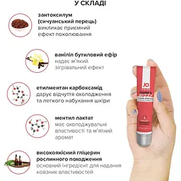 Збудливий гель для клітора System JO WARM & BUZZY (10 мл) - мініатюра 3