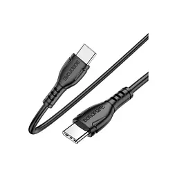 Дата кабель USB-C to USB-C 1.0m 60W Triumph BX51 black BOROFONE (6931474751669) - мініатюра 4