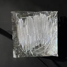 Шпажки для канапе, 9 см, 500 шт., прозорі, власне виробництво, пластик, для канапе, закусок, фруктів, десертів - мініатюра 6