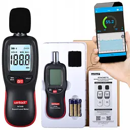 Вимірювач шуму (шумомер) Bluetooth 30-130 дБ WINTACT WT85B - мініатюра 6