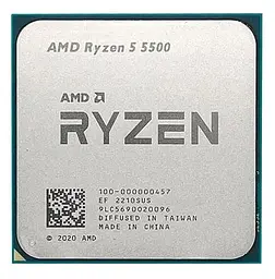 Процесор AMD Ryzen 5 5500 (100-100000457BOX) (Socket AM4, 12T, 4.2 ГГц, Box) - мініатюра 2
