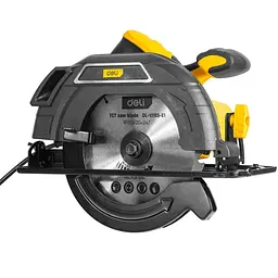 Циркулярна пила електрична 1300 Вт 7-1/4"24T Deli EDL-YJ185-E1 - мініатюра 3