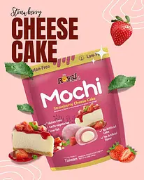 Моті Royal Family Mochi Strawberry Cheese Cake 120г - мініатюра 5