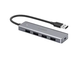 Мультипортовий адаптер UGREEN CM219 4xUSB3.0 Grey (50985)