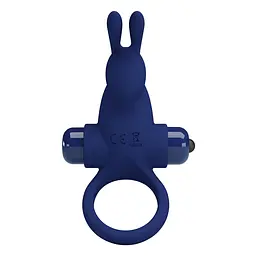 Ерекційне кільце Pretty Love Vibrant Penis Ring 11.3 см синій - мініатюра 8