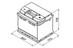 Акумулятор Bosch S5 Silver Plus 52Ah EN 520A (0 092 S50 010) - мініатюра 5