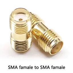 SMA перехідник з SMA female на SMA female без штирків з 2-х сторін (100852) - мініатюра 3
