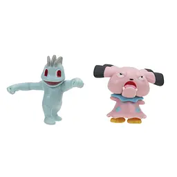 Набір ігрових фігурок Pokemon W11 - Мачоп і Снаббул - мініатюра 2