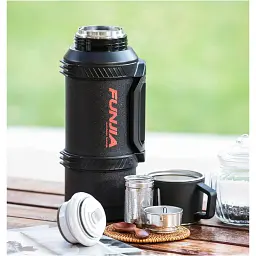 Термос Funjia Outdoor Travel Insulated Kettle 2 л Black [3266618] [106232] - мініатюра 2
