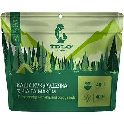 Каша ЇDLO кукурудзи з насінням чіа і маком 100 г