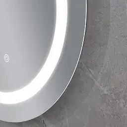 Дзеркало Mixxus Plain MC03-60 (LED Touch, антизапотівання, димер, регулювання яскравості) MI6662 - мініатюра 5