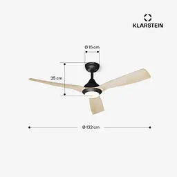 Стельовий вентилятор Klarstein Fiji Flow Smart (10046092) - мініатюра 2