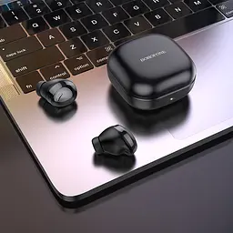 Навушники Bluetooth Borofone Magic rhyme true бездротовий BT headset BW10 |BT5.1, 4h, 30/350mAh| black - мініатюра 4