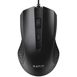 Дротова миша Havit USB чорна (HV-MS752)
