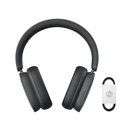 Бездротові навушники Baseus H1 Bowie Noise-Cancelling Wireless Headphones, BT5.2, 400mAh, ANC, SBC, AAC, 70h, (NGTW230002) grey - мініатюра 4