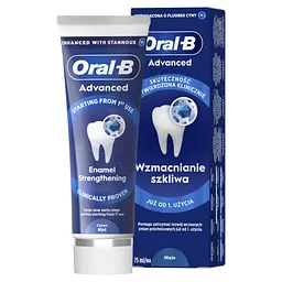 Зубна паста Oral-B Advanced Зміцнення емалі Чиста м'ята 75 мл (8006530090797) - мініатюра 2