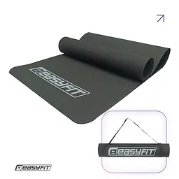 Килимок для фітнесу EasyFit EVA 3 мм (чорний) - мініатюра 2