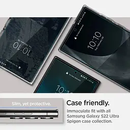 Плівка захисна Spigen Screen Protector FlexiD Solid до Samsung Galaxy S22 Ultra S908 AFL04143 (1шт. у комплекті) - мініатюра 6