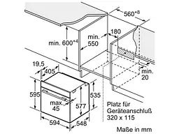 Духова шафа Bosch HBG7241B2 - мініатюра 3