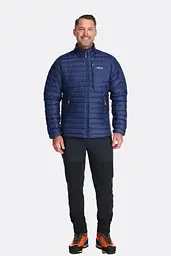 Куртка чоловіча Rab Microlight Down Jacket S Синій-Помаранчевий - мініатюра 5