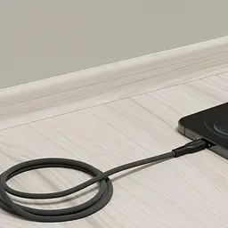Кабель Proove Rebirth USB to Lightning 2.4A (1m) black - мініатюра 2