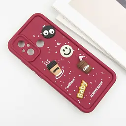 Чохол TPU Toys Case для Xiaomi Redmi 12C / Poco C55 Red / Always Happy - мініатюра 3