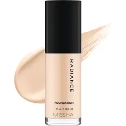 Тональна основа для обличчя Missha Radiance Foundation SPF 20 PA++ №21 Fair 35 мл