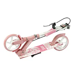 Самокат Best Scooter 77-99.5х53х15 см Рожевий 000283558 - мініатюра 7